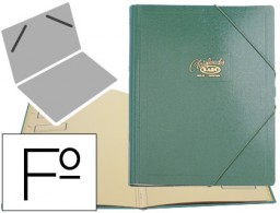 Carpeta clasificadora Saro 12 departamentos Folio verde